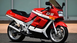 Kawasaki ZX-10（ZXT00B/1989y） - YouTube