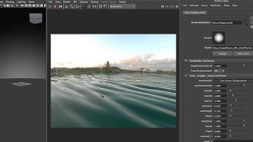 RenderMan Ocean Shader Tutorial in Maya - Part 2