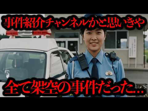 普通の事件紹介チャンネルかと思いきや、全て架空の事件だった...【YouTubeの奇妙な話】