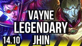 VAYNE & Pyke vs JHIN & Bard (ADC) | Legendary, 13/4/9, 500+ games | KR Master | 14.10