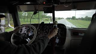 ASMR Trucking: Crop Touring Relaxing Backroads In My Peterbilt 379