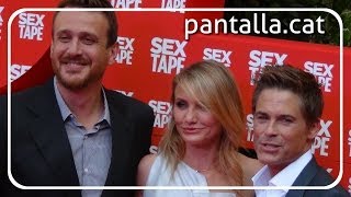 Cameron Diaz, Jason Segel i Rob Lowe al Photocall de Sex Tape a Barcelona - Pantalla.cat