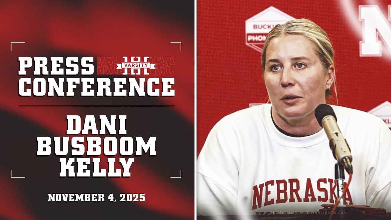 Дани Басбум Келли представляет Иллинойс | Пресс-конференция по волейболу в Небраске