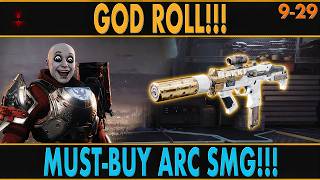 DO NOT MISS THIS ARC SMG!!! Zavala's God Rolls