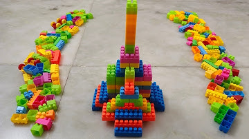 Satisfying DIY Lego Tower ASMR/ Building Blocks/block game/lego building fun#asmr#buildingblocks