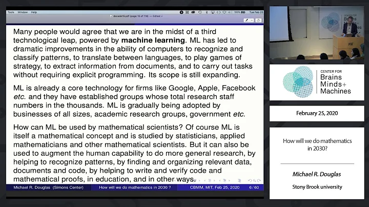 How will we do mathematics in 2030?