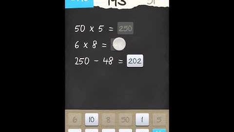 6 Numbers by Brainbow Level 51 Answer Guide