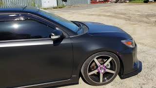 Scion wrapped in Avery Dennison Satin Black