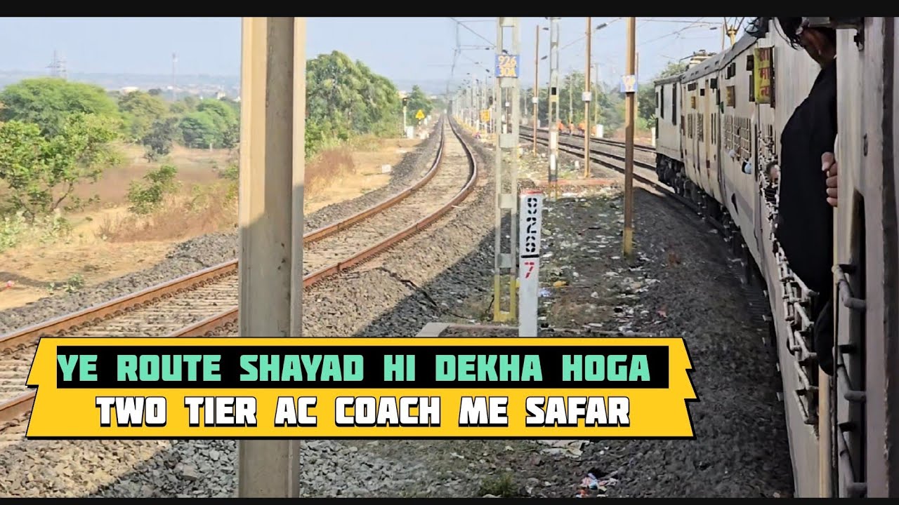 Ajmer Nagpur Train Journey Via Bhopal Itarsi Part 1 ! 22176 Jaipur Nagpur Express Ke 2nd Ac Me Safar