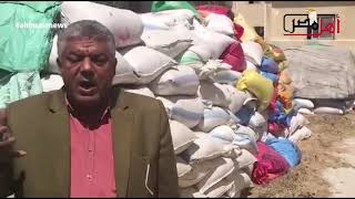 تموين مطروح يتمكن من ضبط 32 طن قمح معبأة قبل بيعه في السوق السوداء