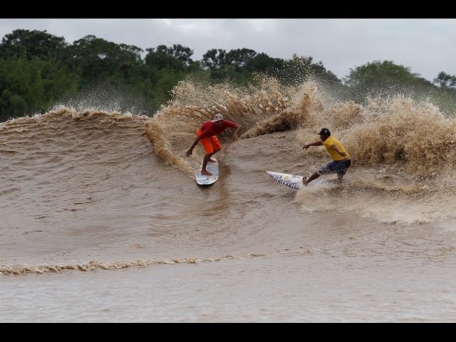 Surfing in the Amazon • The Pororoca is a frightening and
