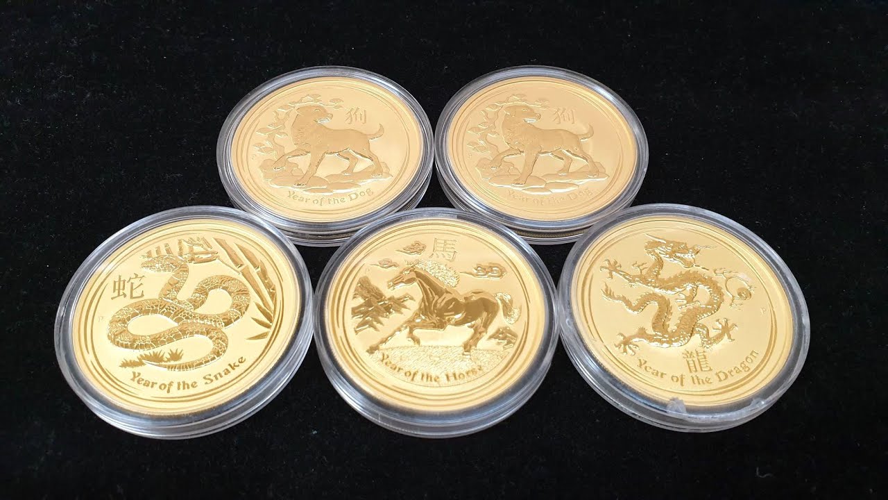 HIDDEN TREASURES: Perth Mint 2oz Lunar Series Gold Coins 