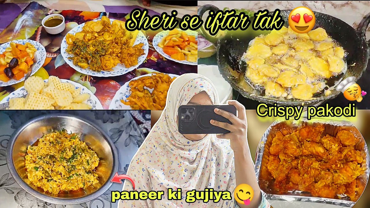 Sheri to iftar Vlog ✨ | | Paneer ki gujiya 🤤 | | Ramzan Special 😍 | | Delhi Vlogger 🇮🇳