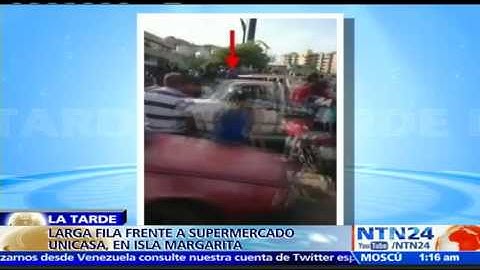 Largas colas deben hacer los margariteños para comprar algún tipo de alimento en su entidad