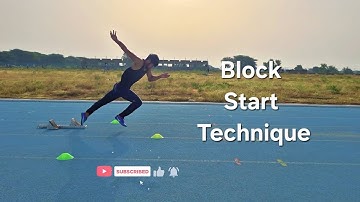 How To Get faster at block start | Block Start Technique |100m