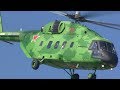 пилотаж с пассажирами Ми-38 зелёный МАКС 2019 RF-04529