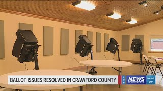 Crawford County ballots given to voters without party affiliations