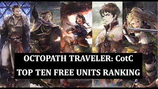 Octopath Traveler: CotC Arena Units and Collab Free Units Ranking (Global 2.10.00 Version)