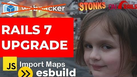 Webpacker is dead! Upgrading to Rails 7 with Importmaps, then ESBuild for SCSS and compiled JS!