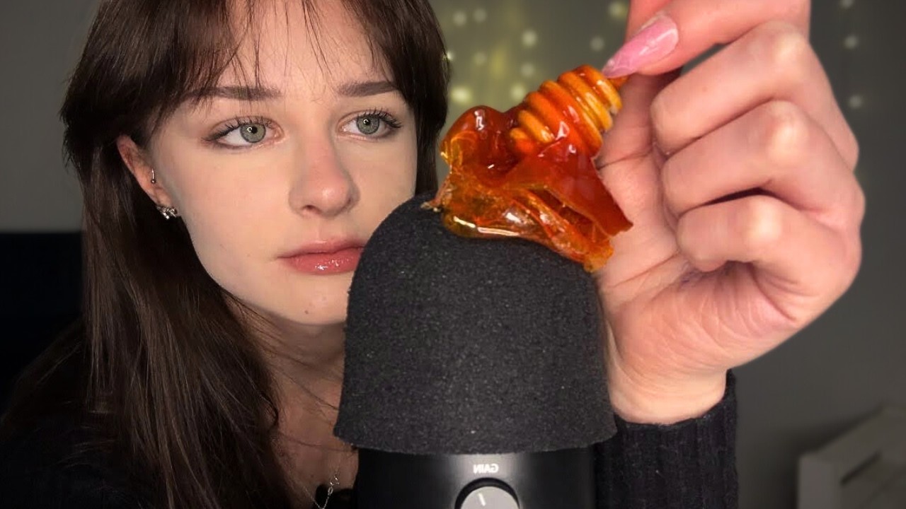 CRISPY Brain Massage with Dried Honey Slime [ASMR] for Tingle Immunity