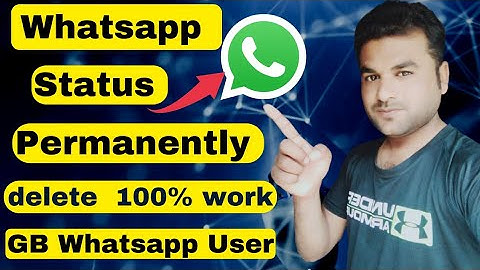 How to delete Whatsapp status permanently for GB Whatsapp User || Shani Tech 0.2