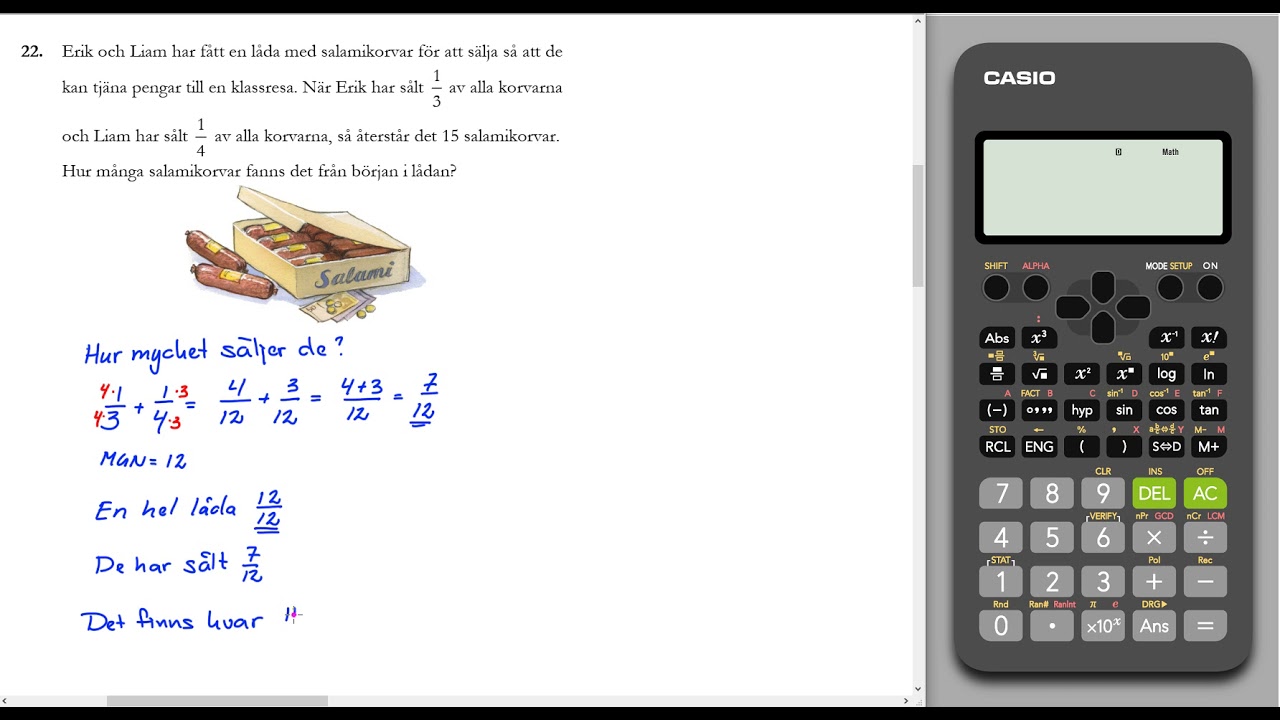 Nationella Prov Matematik åk 9