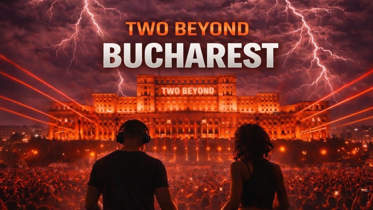 Bucharest Melodic Techno Set (1 hour) | The Parliament Palace (Night Drive Techno) by TWO BEYOND