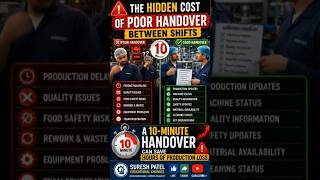 The Hidden Cost of Poor Shift Handover | How 10 Minutes Can Save ProductionLoss #shorts #shortsfeed