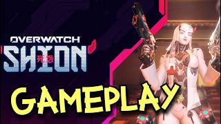 OVERWATCH - Un vistazo al nuevo heroe SHION - Gameplay Español