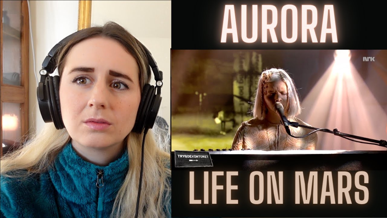 Реакция на Aurora Life on Mars (кавер Дэвида Боуи)