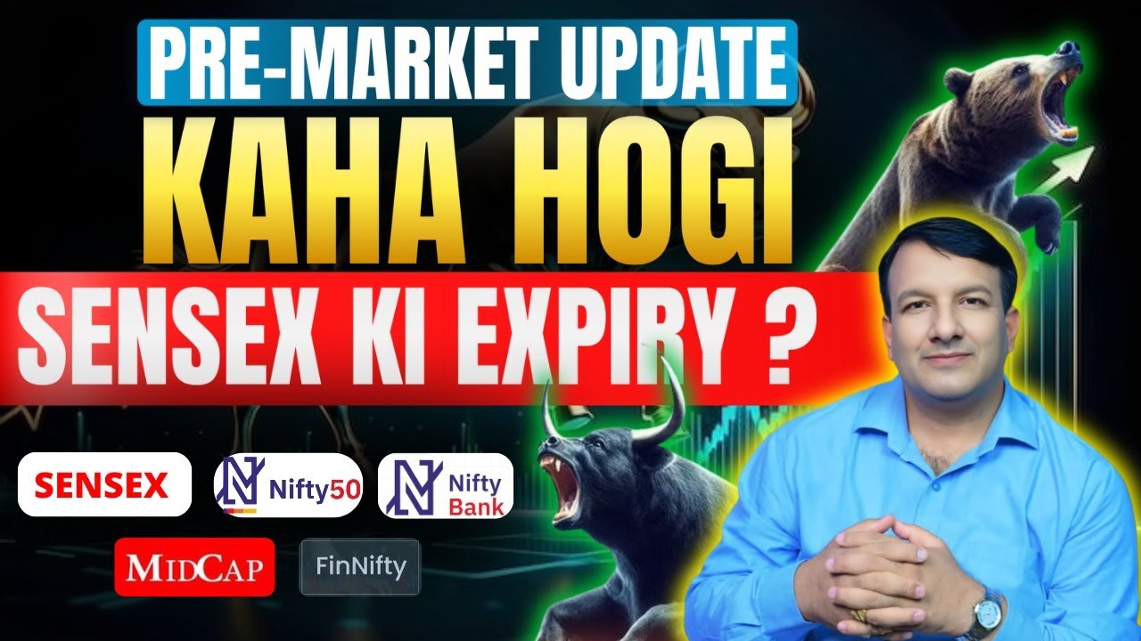 GAP UP/GAP DOWN PRE-MARKET UPDATE TODAY SENSEX EXPIRY NIFTY 50 MIDCAP FINNIFTY BANKNIFTY TUE 29 JULY