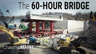 Maine DOT installs new Portland bridge in only 60 hours!