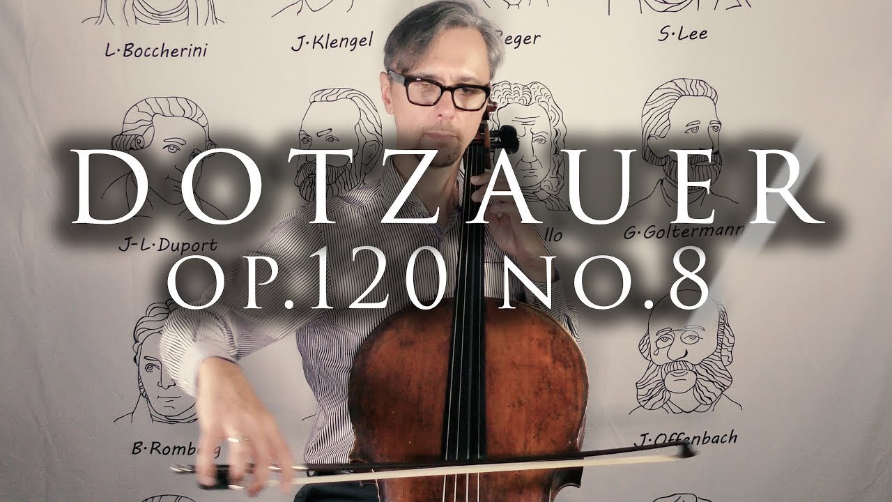 Dotzauer Etude No. 33 | 113 Etudes Book 1 | Fast and Slow tempo | Practice with Cello Teacher