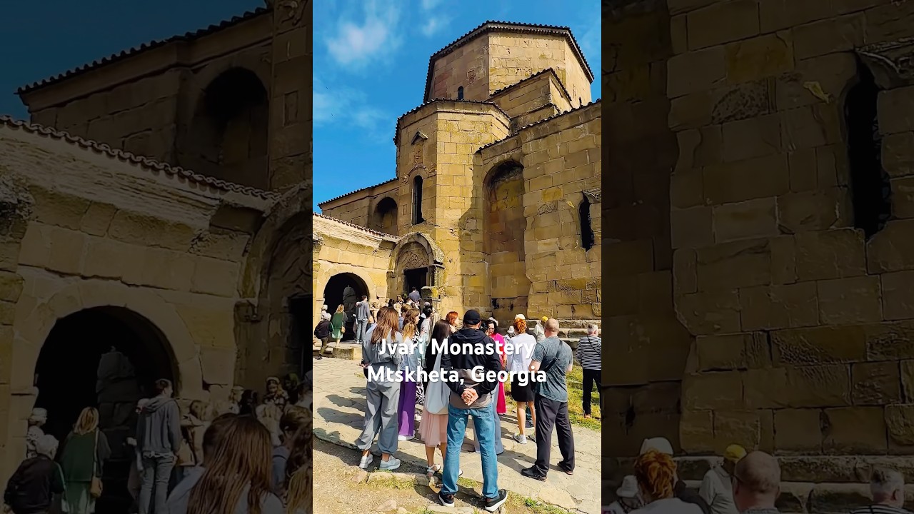 Jvari Monastery, a sixth-century Georgian Orthodox marvel near Mtskheta, Georgia 