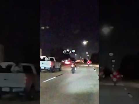 When a random biker accidentally did an oopsie in front of a cop 🫣