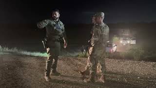 Texas National Guardsmen Support U.S. Border Patrol Operations on the Southern Border