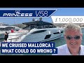 1m princess v58  we circumnavigated mallorca living onboard with our kids what could go wrong