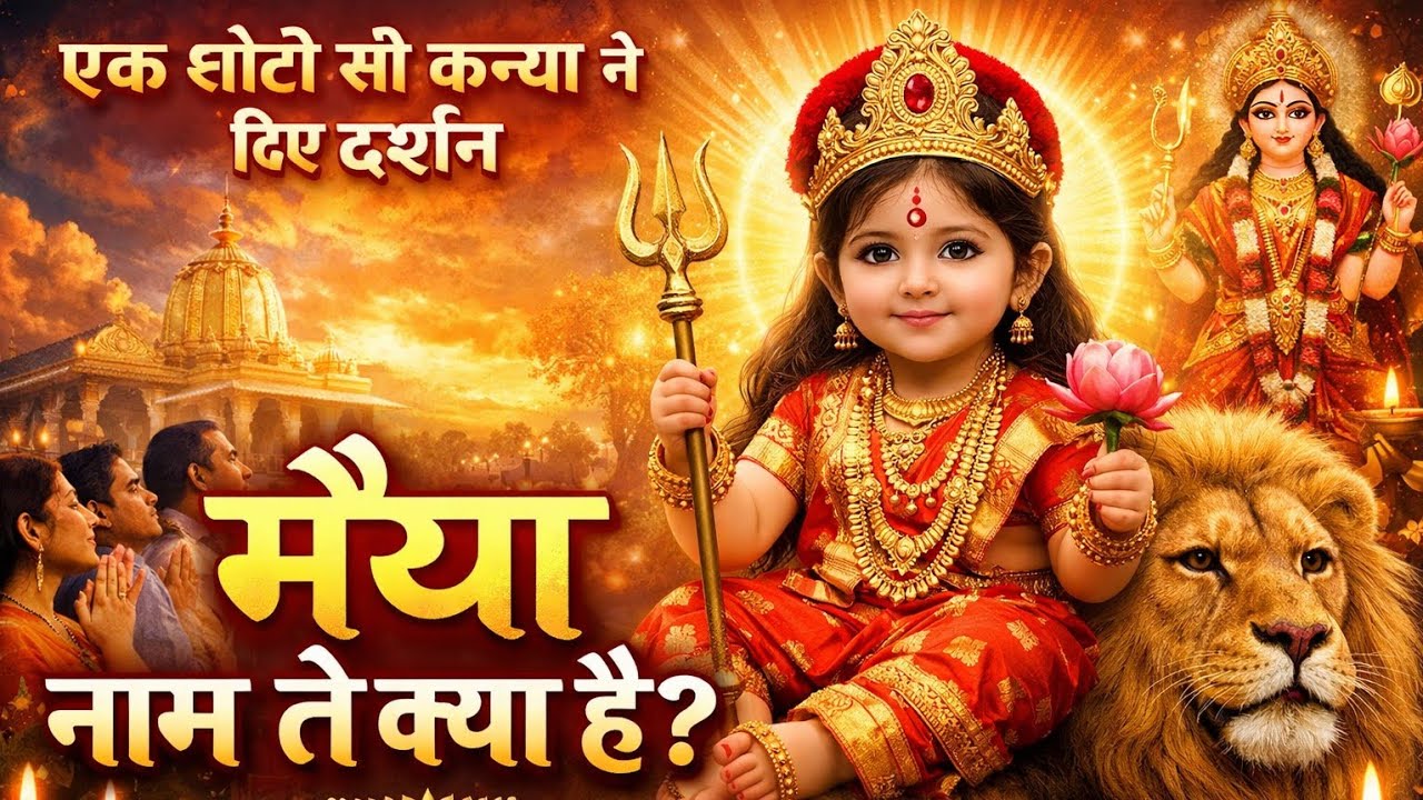 🙏🌸एक छोटी सी कन्या ने भक्तों को दर्शन दे दिए | मैया नाम तेर क्या है? 🌸🙏#bhajan #specialbhajan #viral