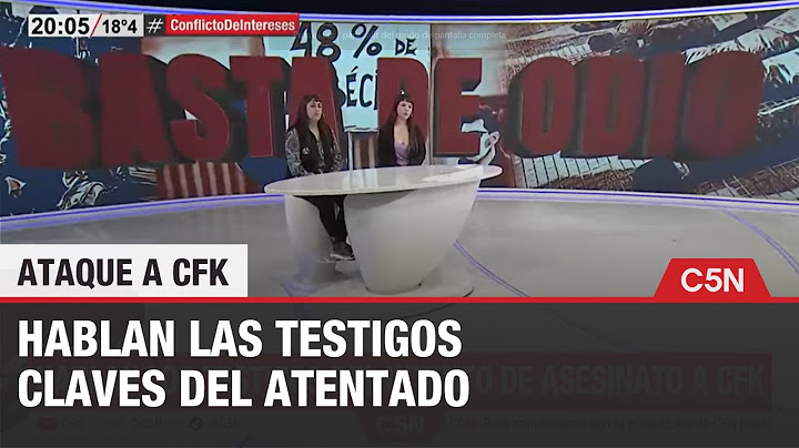 HABLAN las TESTIGOS CLAVES del ATAQUE a CRISTINA KIRCHNER