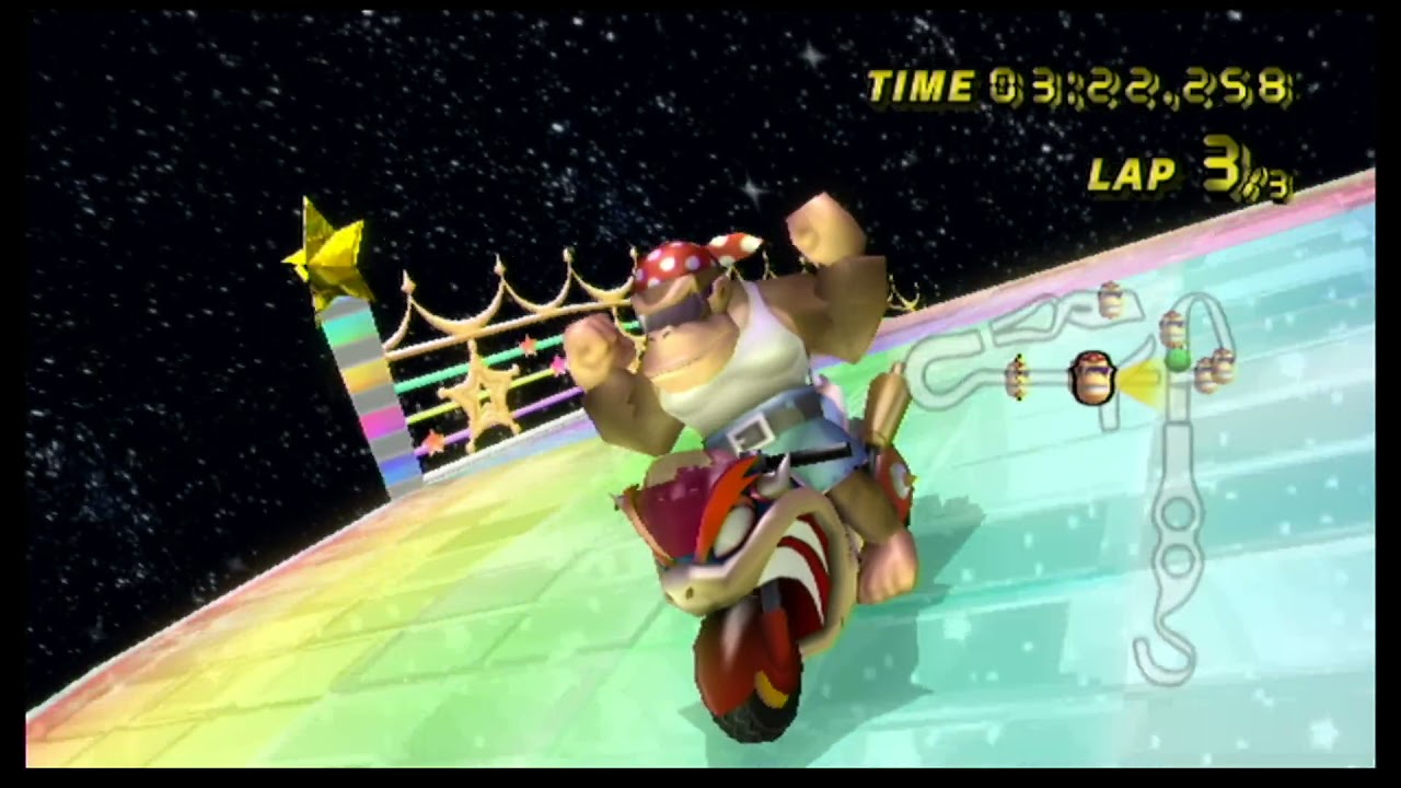 Mario Kart Wii Wiimmfi Online Race Gameplay #58 (Funky Kong)