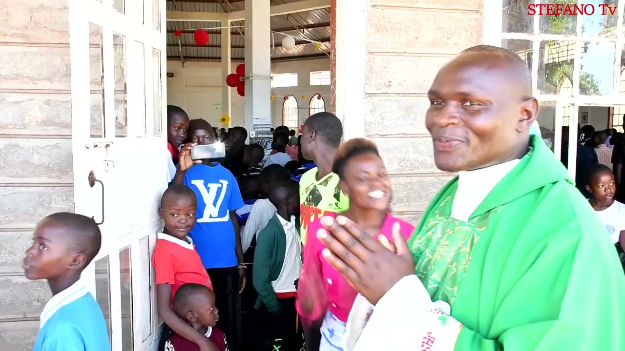FR. REUBEN JUMA  FIRST MASS HOLY FAMILY PARISH CHEPCHOINA CATHOLIC DIOCESE OF KITALE