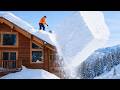 When Snow Removal Goes Wrong | Roof Avalanche & Snow Plow Truck Fails
