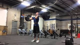 CrossFit 515 - 255# Clean & Jerk (Aaron)