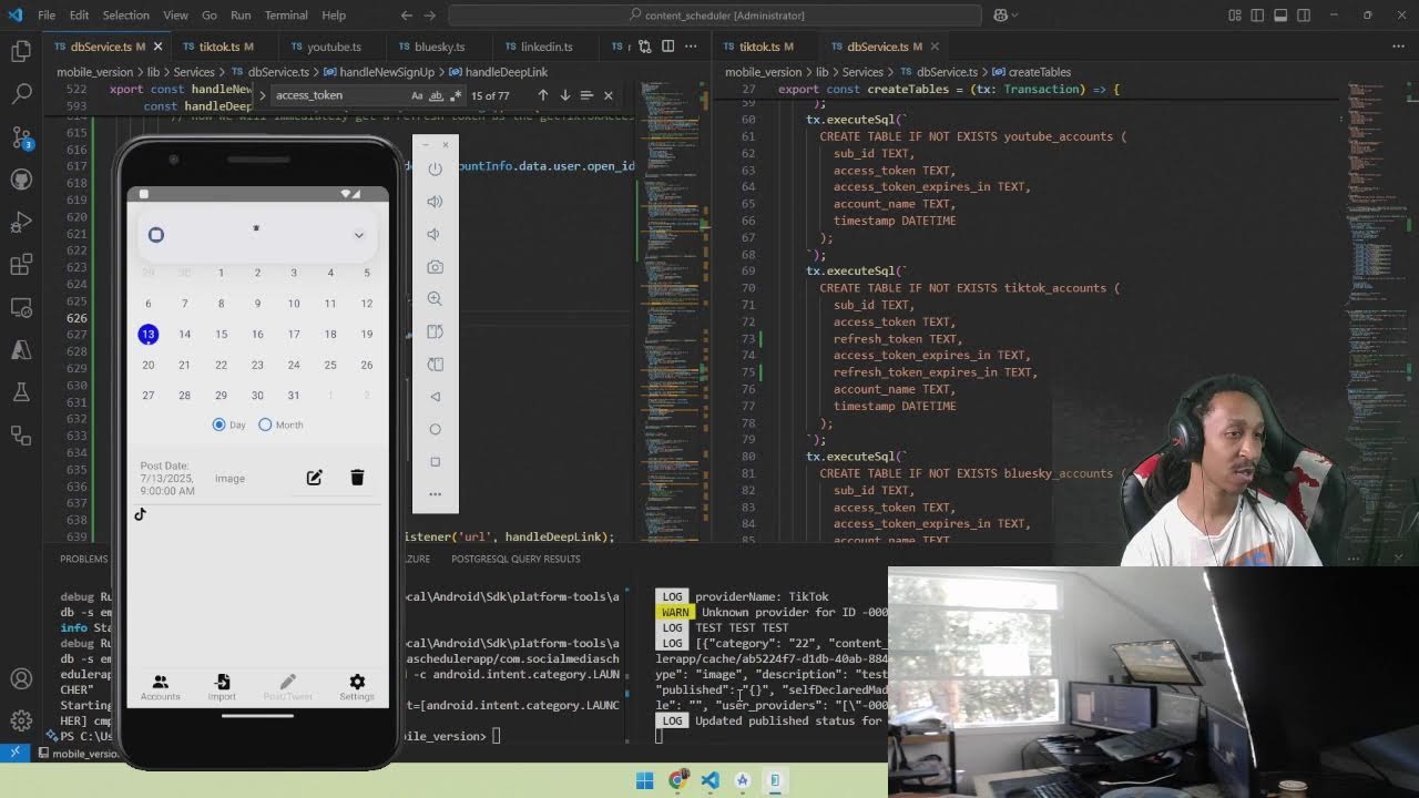 Meetup 7/13/2025 - React Native social media scheduler app