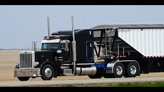 Truck Spotting in Saskatchewan | Peterbilt 379, Kenworth W900, Super B's