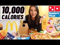 10,000 CALORIE CHALLENGE!  Girl vs Food UK