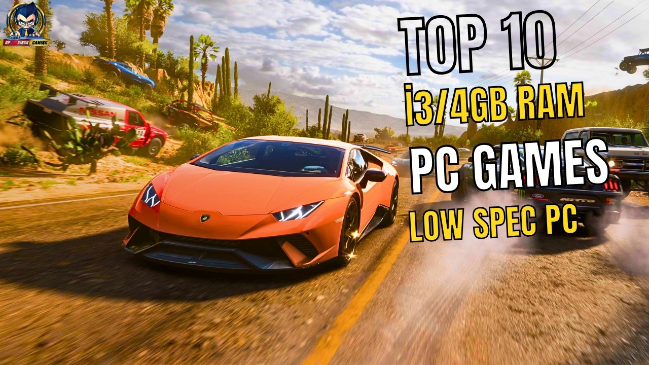 Top 10 Best Low Spec Pc Games For (i3 / 4GB RAM) 2026 - YouTube