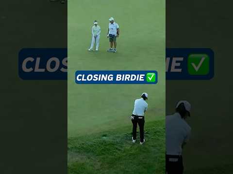 Ruoning Yin CHIPS IN FOR BIRDIE on the FINAL HOLE! 🤯🔥