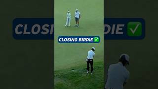 Ruoning Yin CHIPS IN FOR BIRDIE on the FINAL HOLE! 🤯🔥