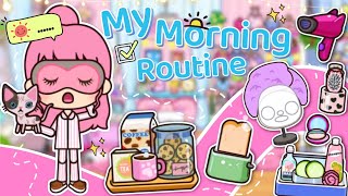 Miga World Living Alone Morning Routine ☕🧼| Roleplay Routine| Miga town |tocaboca